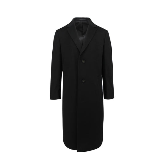 Sullivan Black Cashmere Overcoat