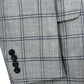 Grey with Navy Window Pane Bamboo Sport Coat