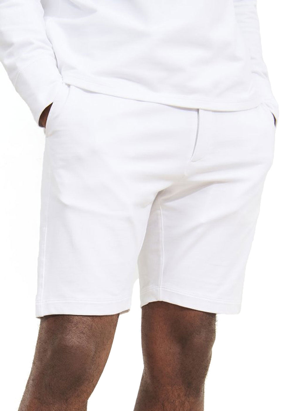 White Terry Shorts