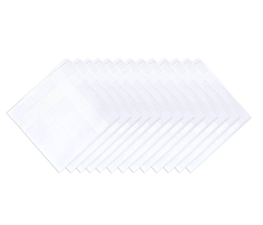 White Handkerchief Set (13-Pack)