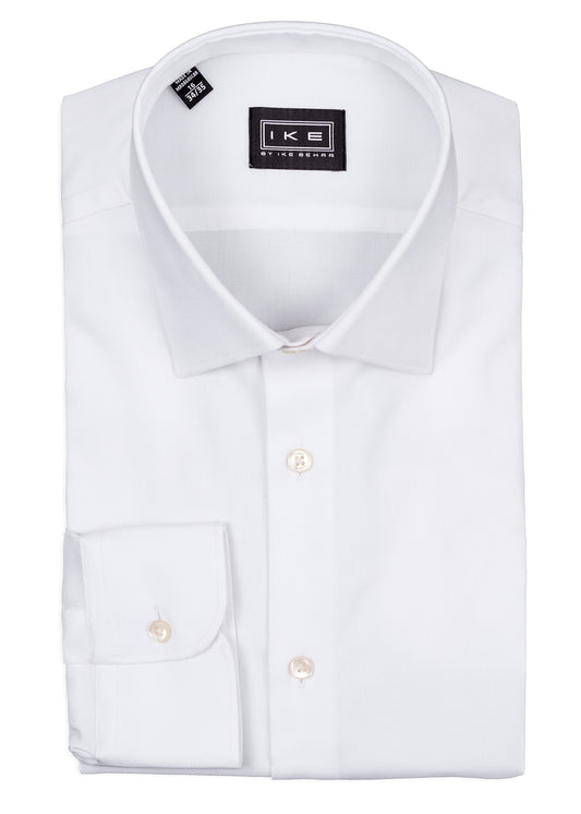White Royal Oxford Ike by Ike Behar Dress Shirt