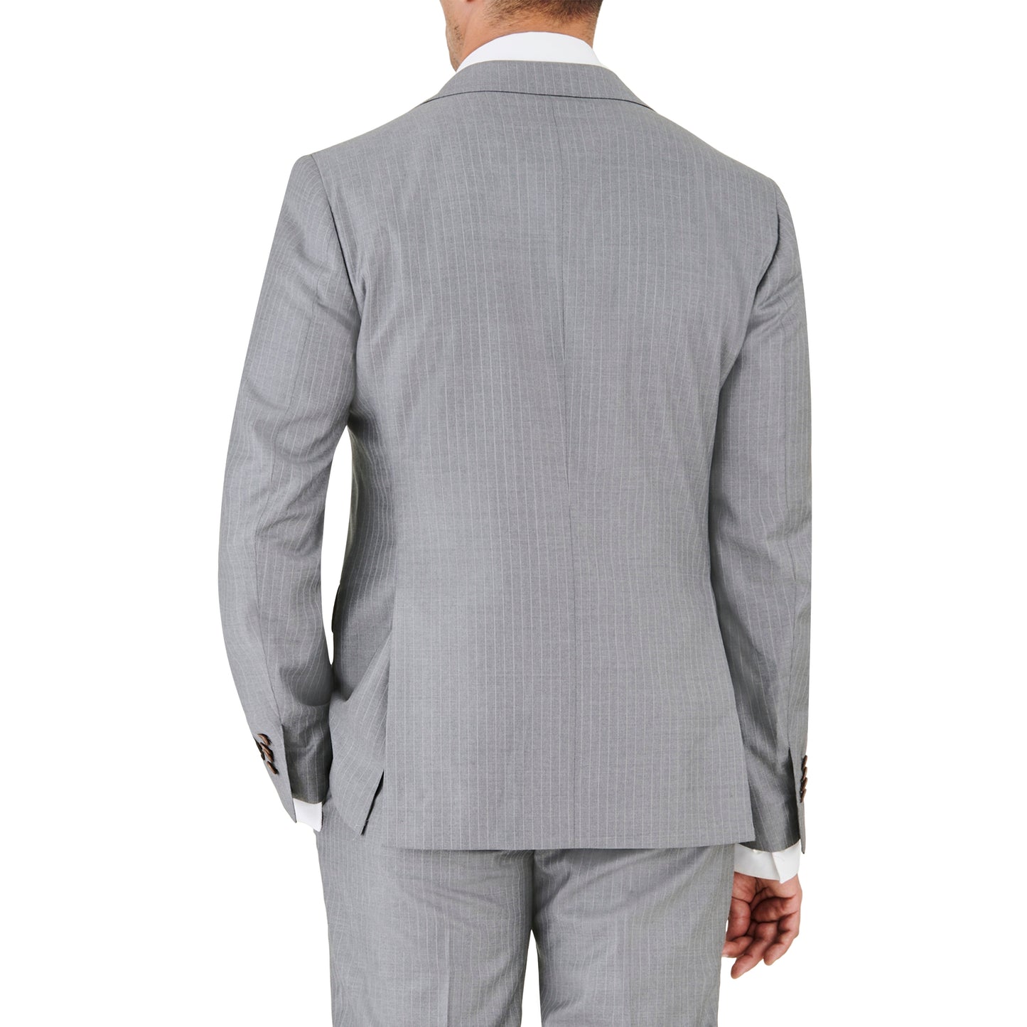 Light Grey Pin Stripe Suit