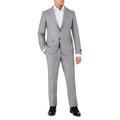 Men's light grey pin stripe suit made of 100% wool - Shop stylish high-quality mens tuxedo suit by Ike Behar