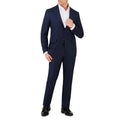 Men's navy suit made of 100% wool - Shop stylish high-quality mens tuxedo suit by Ike Behar