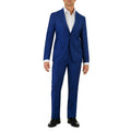 Men's egyptian blue suit made of 100% wool - Shop stylish high-quality mens tuxedo suit by Ike Behar