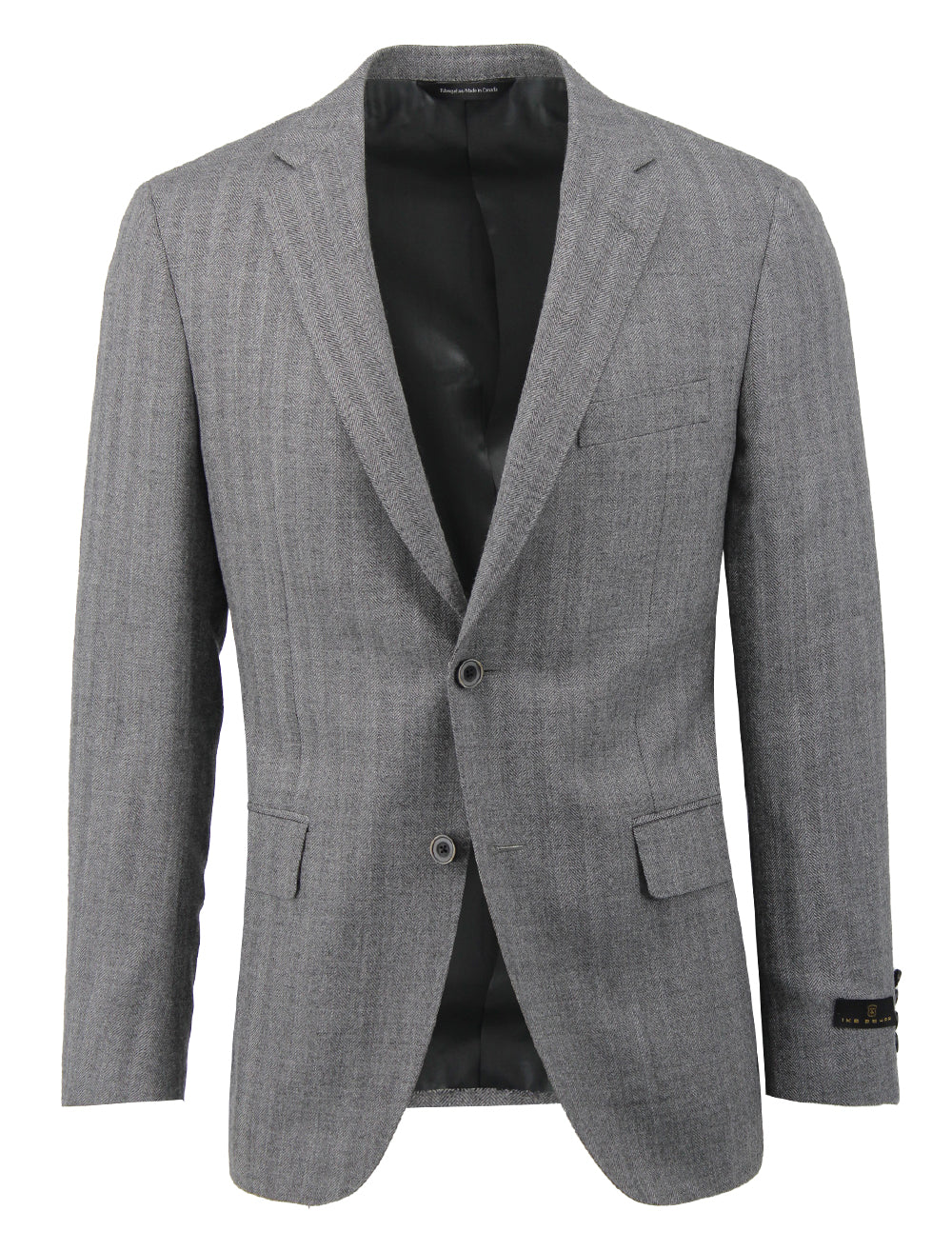 Grey Herringbone Sport Coat