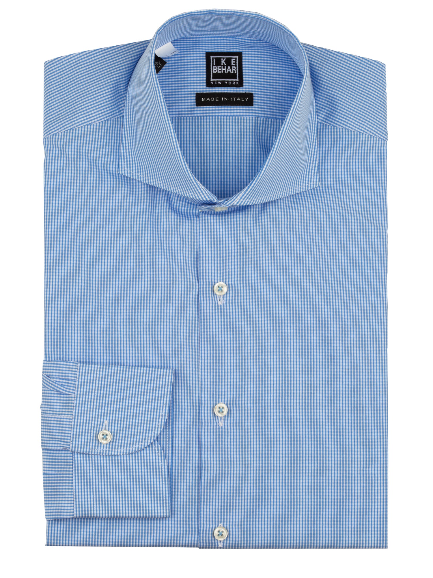 ike behar dress shirts sale Ike Behar Shirt Mens 17.5 34 Beige Stripe Long Sleeve Button Up Dress Business