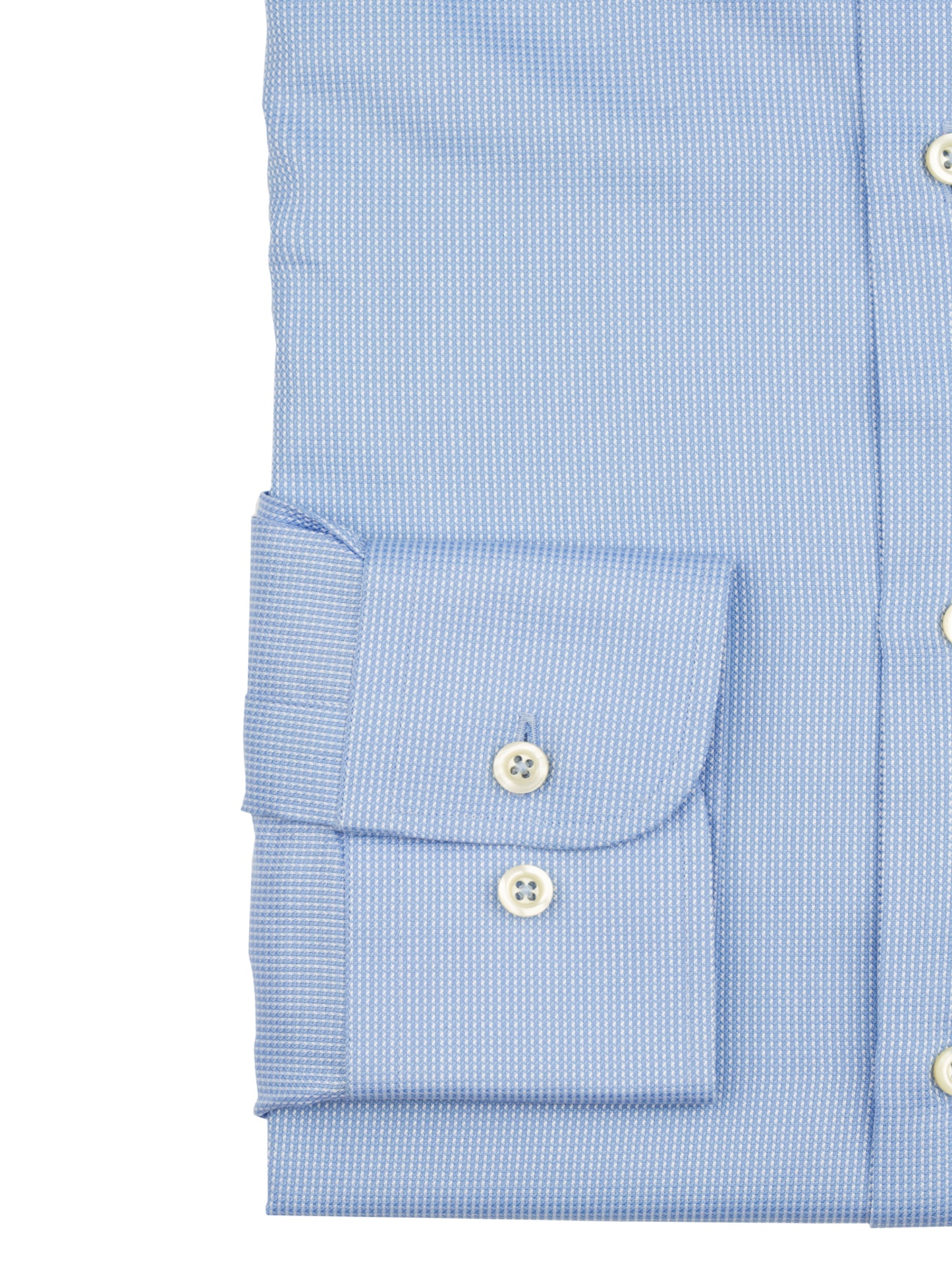 Light Blue Panama Texture Weave Dress Shirt