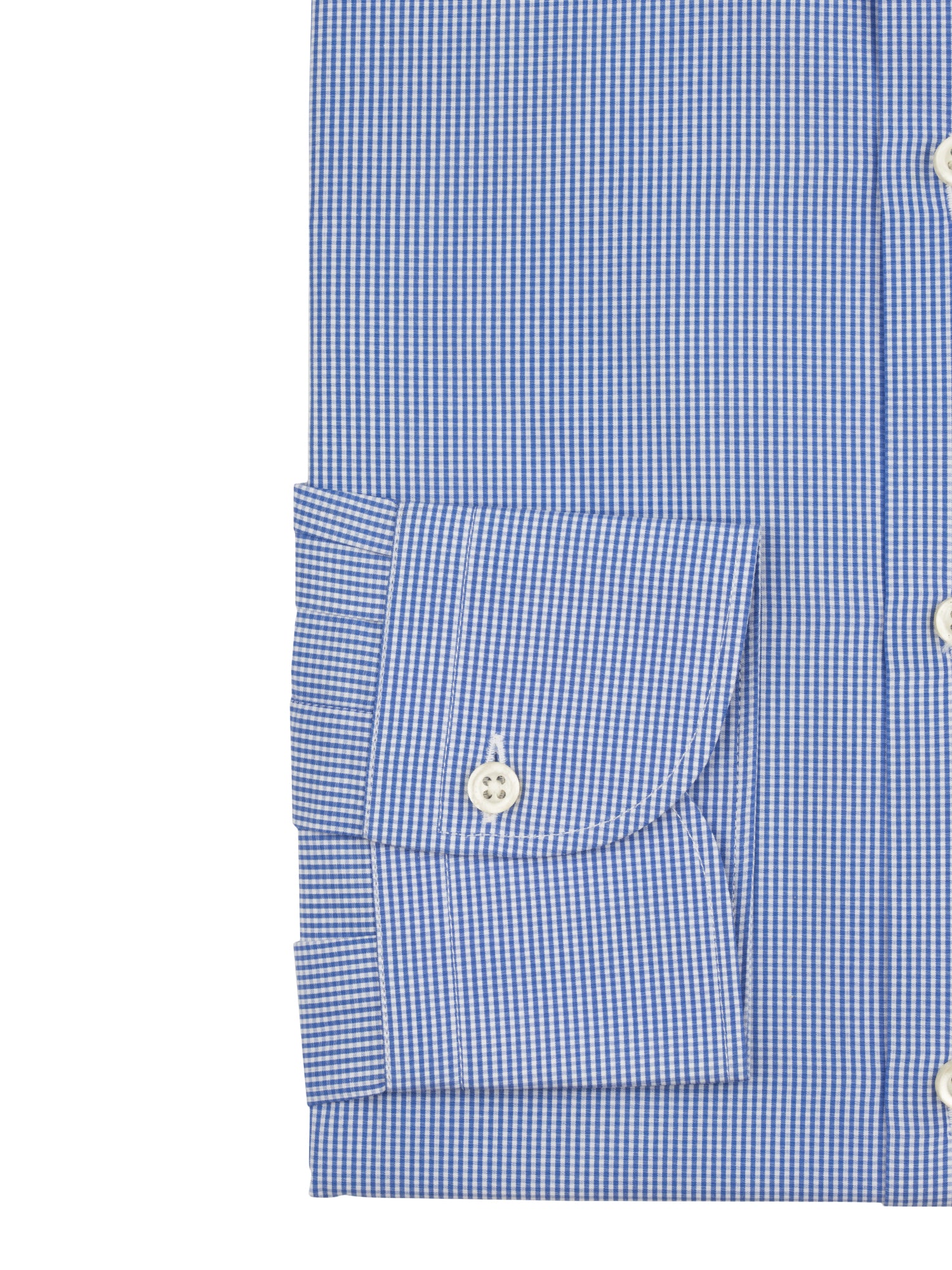 Men's Blue Check Contrast Collar Dress Shirt Ike Behar Men's Blue Check Contrast Collar Dress Shirt Ike Behar