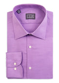 Men's lavender textured dress shirt made of 100% cotton - Shop stylish high-quality mens dress shirts by Ike Behar