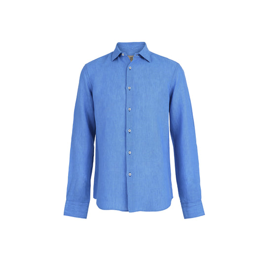 Havana '32 New Blue Linen Sport Shirt