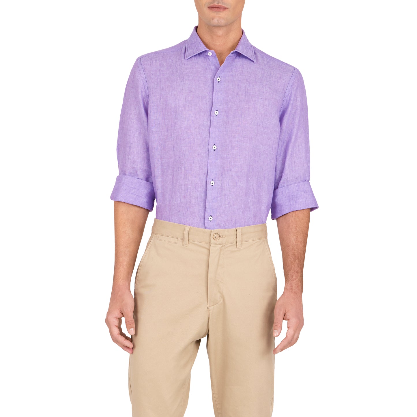 Havana '32 Purple Linen Sport Shirt