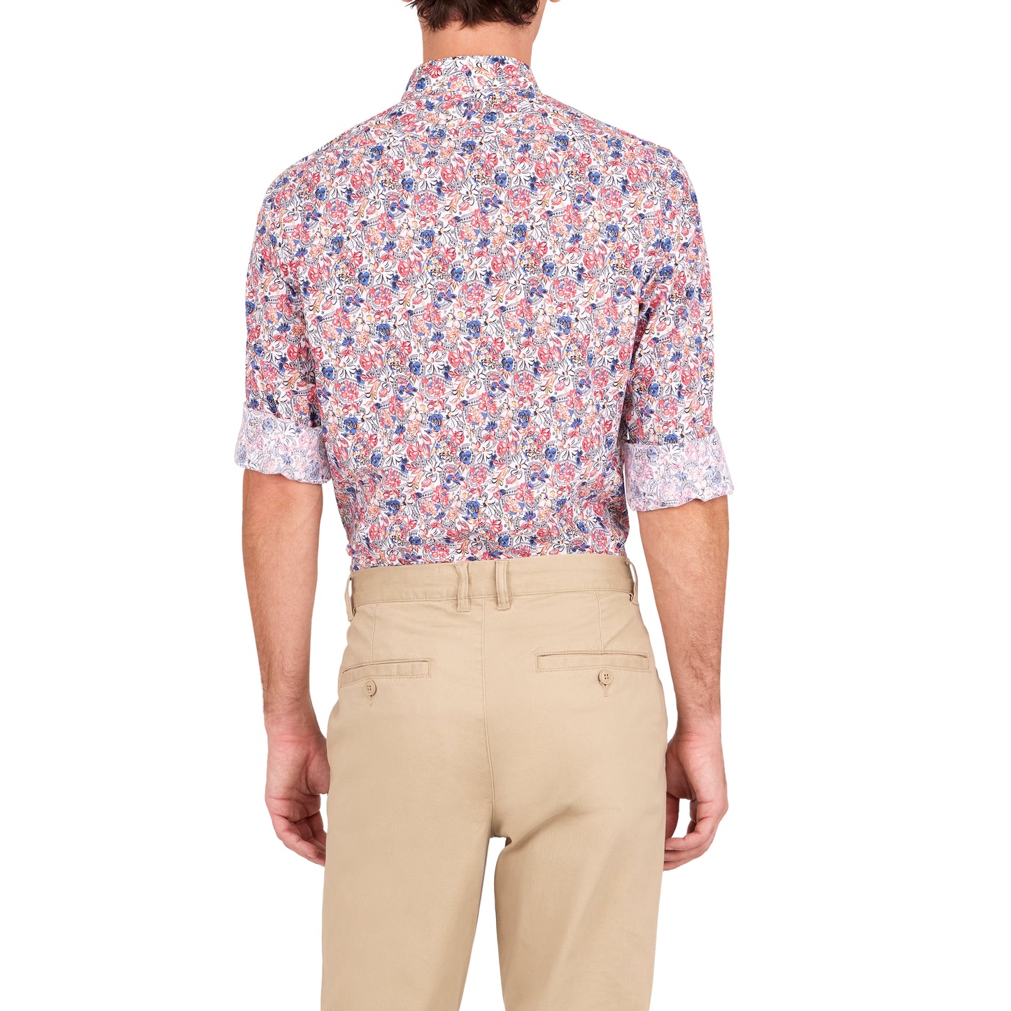 Floral Print Sport Shirt