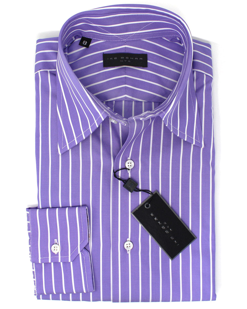 Ladies' Purple Stripe Shirt