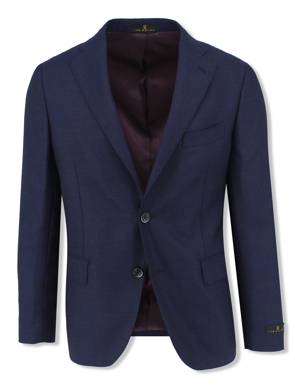 Men's Cashmere Navy Herringbone Sport Coat Jacket – Ike Behar