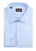 Men's blue royal oxford dress shirt made of 100% cotton. Shop stylish high-quality mens sport shirts by Ike Behar.