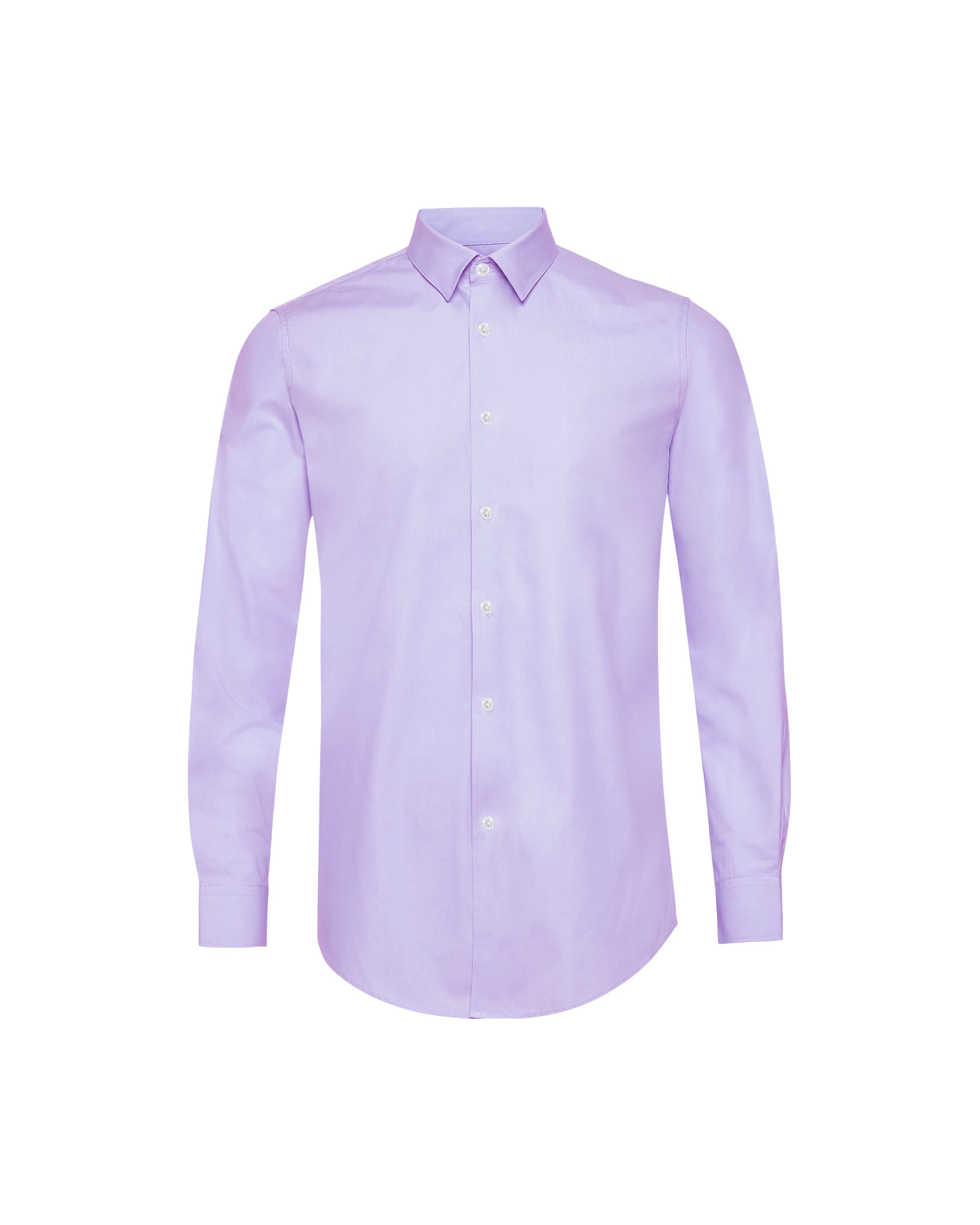 Men's Lavender Dress Shirt Twill Stretch Cotton Ike Behar Men's Lavender Dress Shirt Twill Stretch Cotton Ike Behar