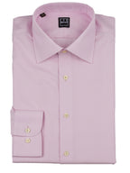 Men's pink twill dress shirt. Shop stylish high-quality mens dress shirts by Ike Behar