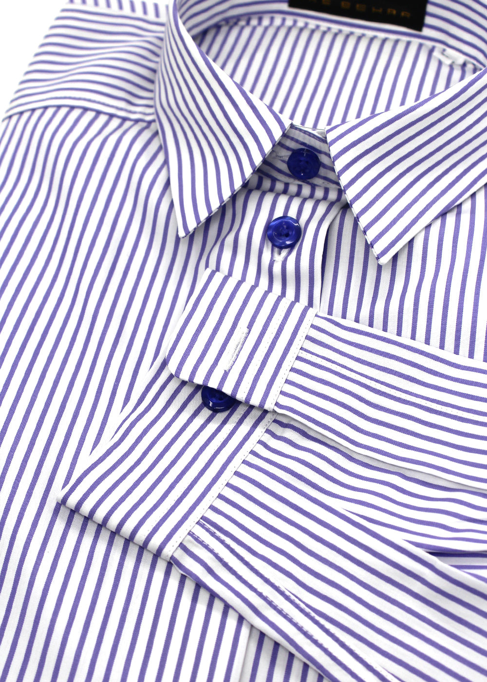 Lavender Stripe Ladies Shirt