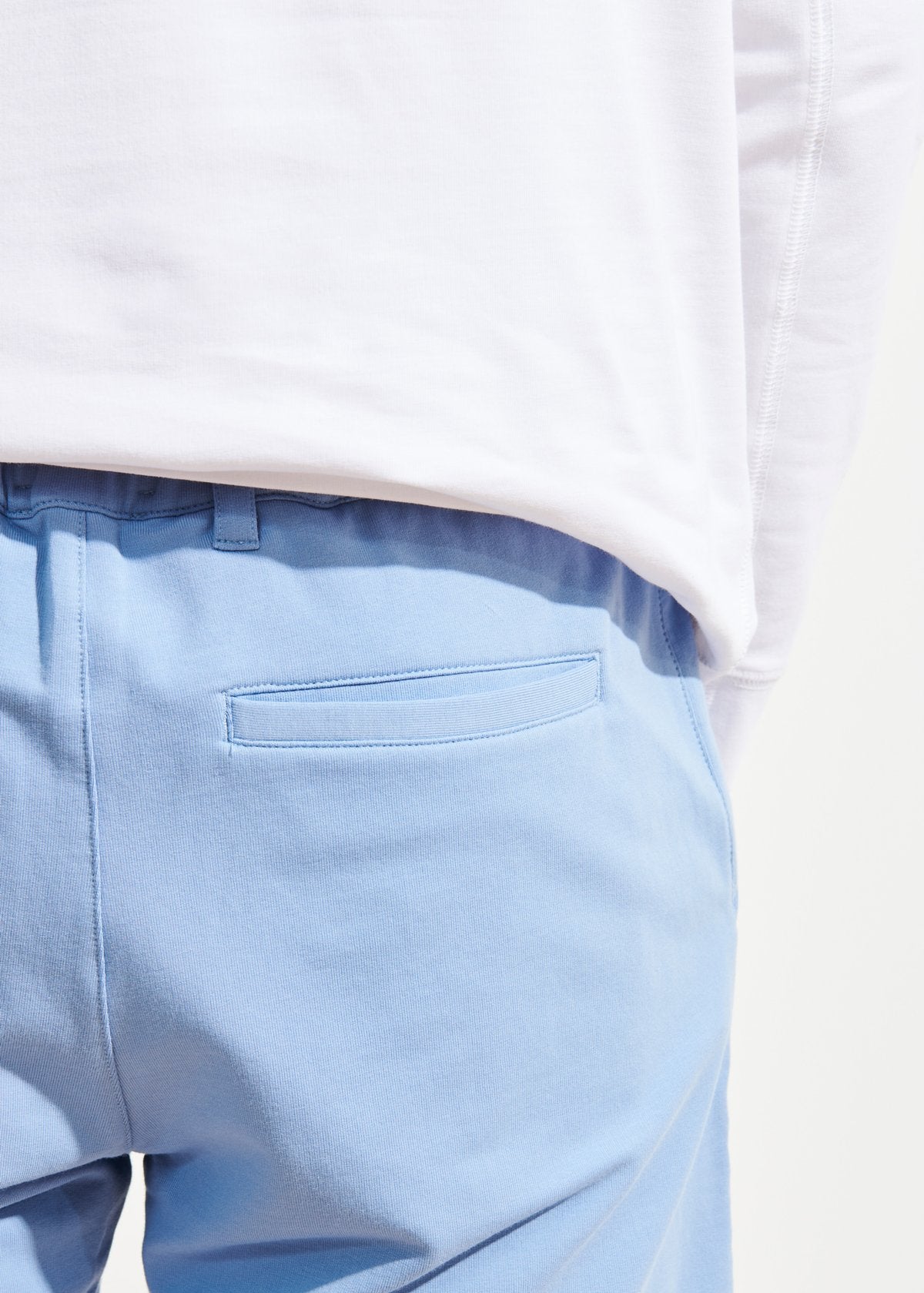 Sky Blue Terry Shorts