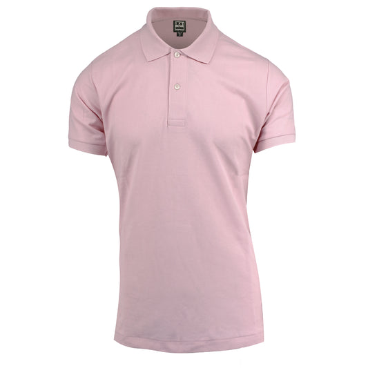 Pink Short Sleeve Pique Polo