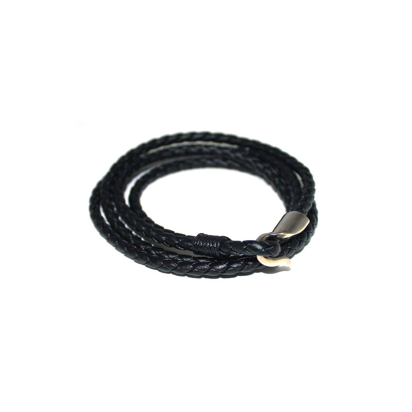 Black Rope & Hook Bracelet