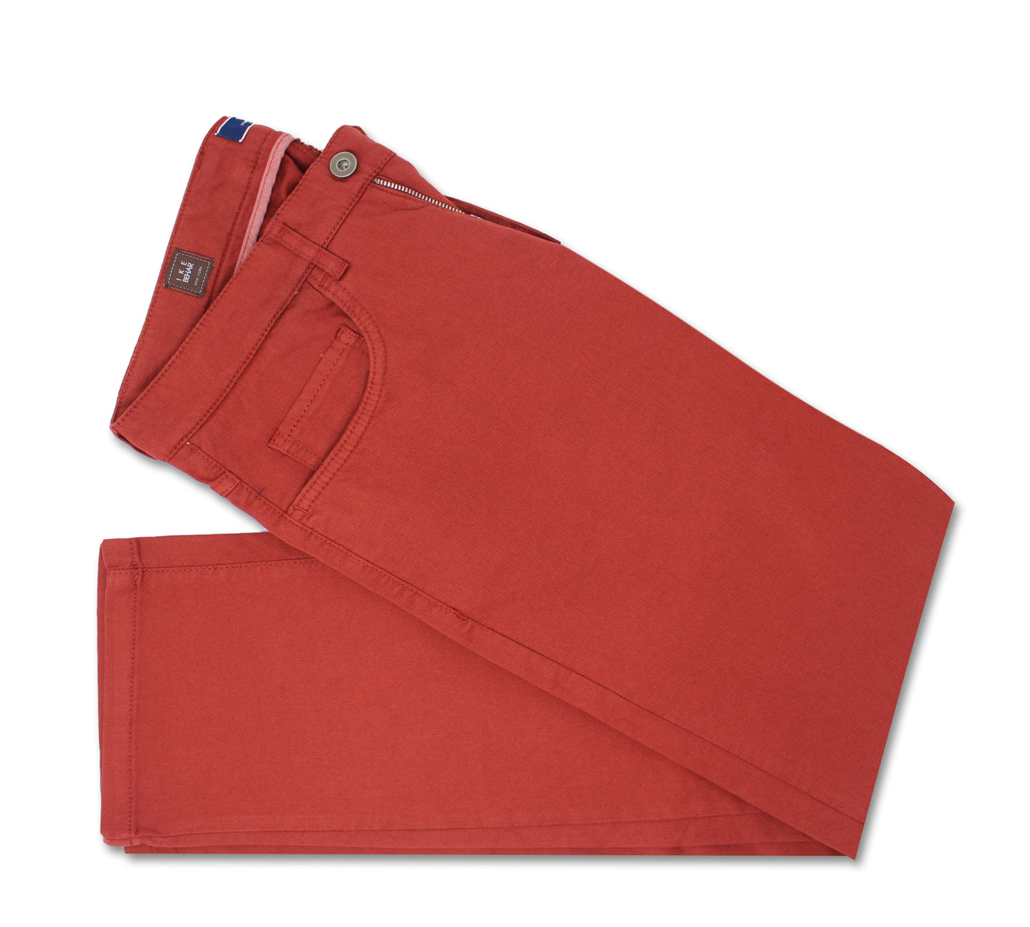 Brick Techno-Stretch Pique 5 Pocket Pants
