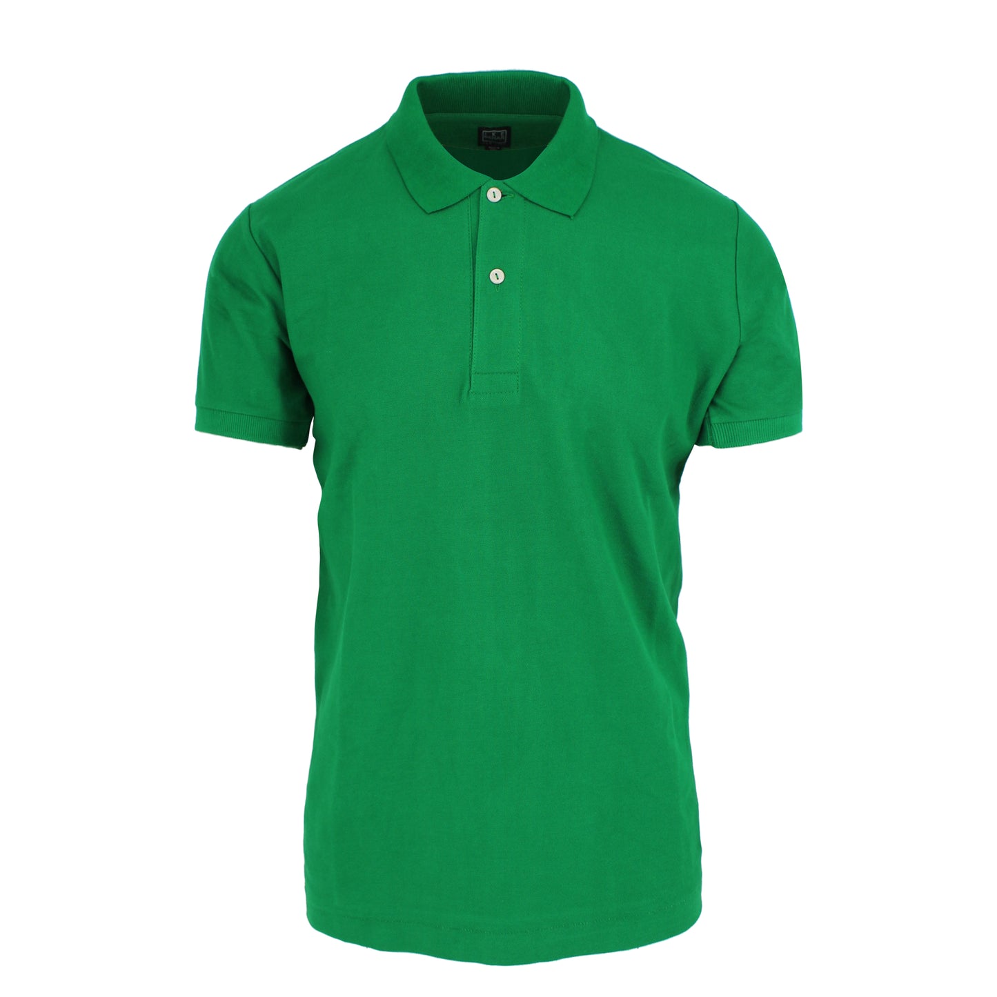 Green Short Sleeve Pique Polo