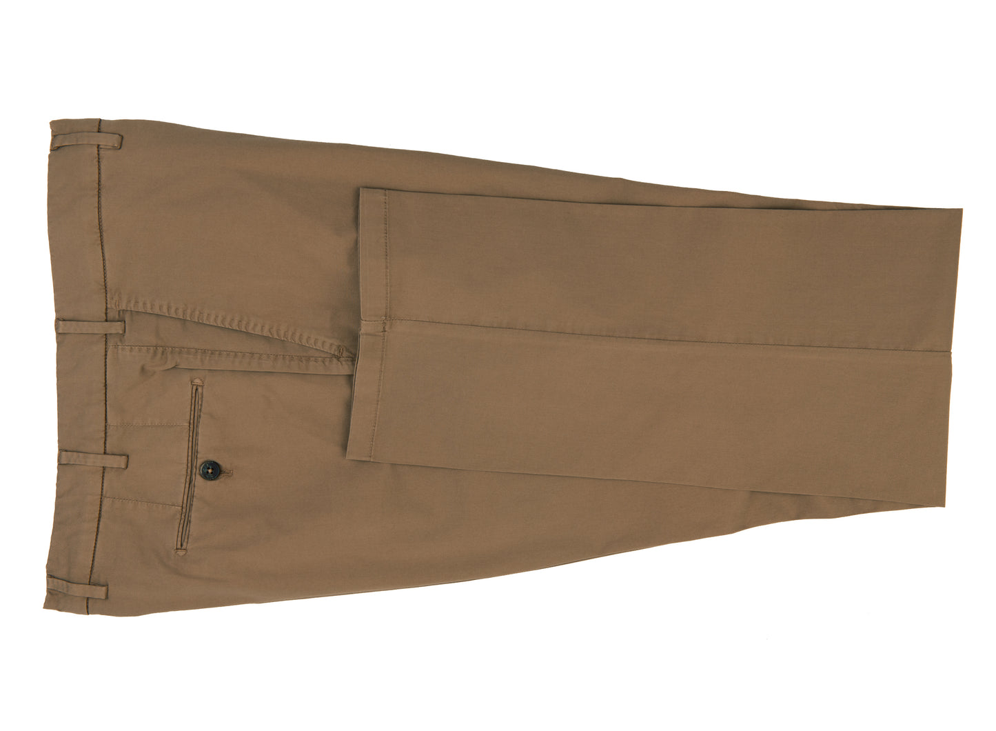 Taupe Stretch Cotton Pants